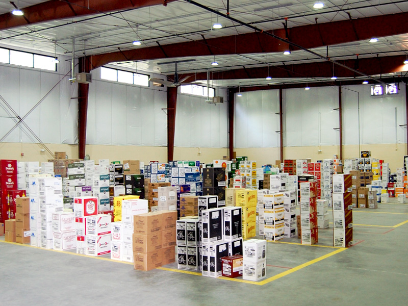 Orange County ABC Board warehouse (interior).