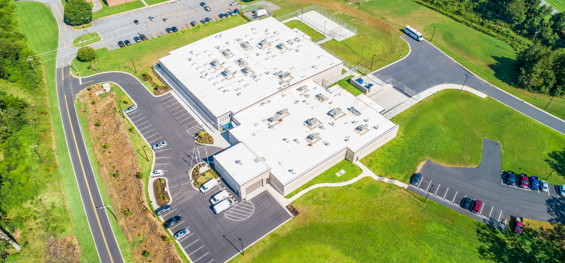 Aerial View of the Burke County Detention Facility.
