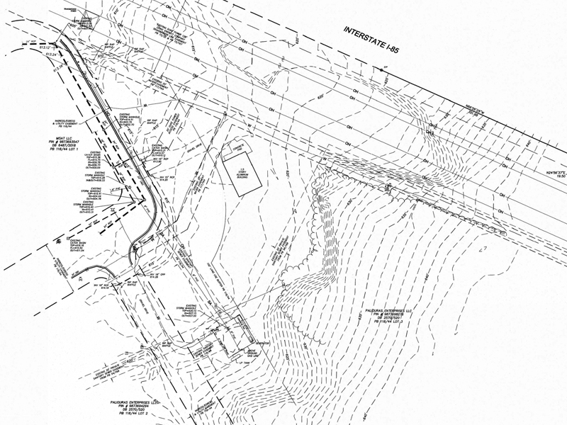 Interstate I-85 and Highway 86 development plans