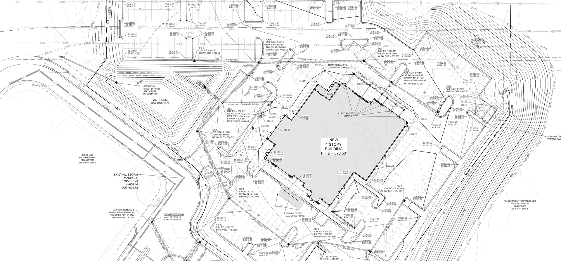 Area map and development plans depicting the new dealership.